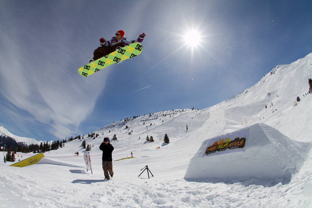 Snowpark Gastein für Freestyler